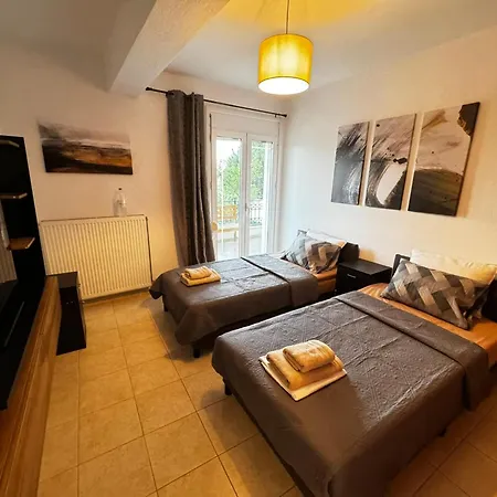 Center Stylish New 2 Bd With Balcony * Skiathos Town